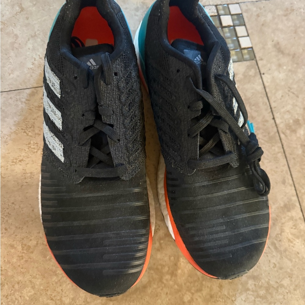 adidas Black and Orange Athletic Shoes